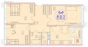 3-х комнатная квартира